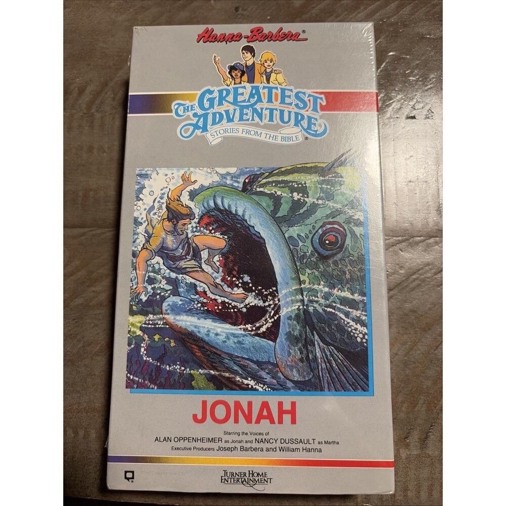 The Greatest Adventure Stories from the Bible on VHS 1987 Jonah Brand New Sealed